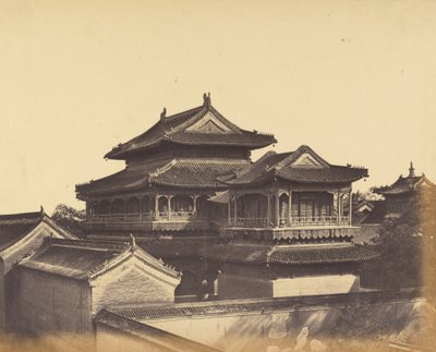 Templo de Confucio, Pekín, Octubre 1860 de Felice Beato
