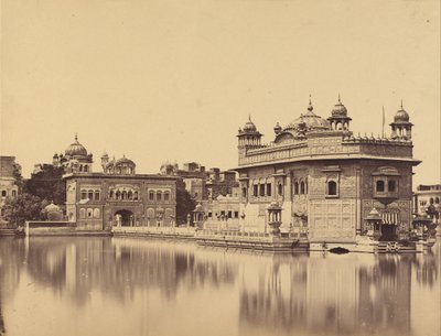 El Templo Dorado en Amritsar de Felice Beato