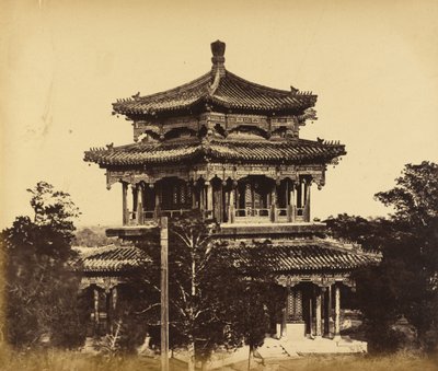[El Gran Palacio Imperial (Yuan Ming Yuan) antes del incendio, Pekín, 18 de octubre de 1860]. de Felice Beato