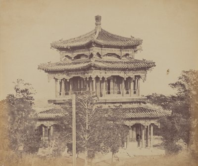 El Gran Palacio Imperial Yuen Min Yuen, Pekín, antes del incendio, 18 de octubre de 1860 de Felice Beato