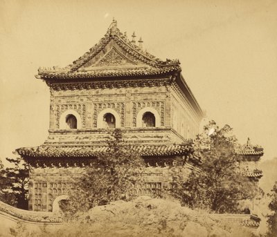 El Gran Palacio Imperial de Porcelana (Yuan Ming Yuan), Pekín, Octubre 1860 de Felice Beato