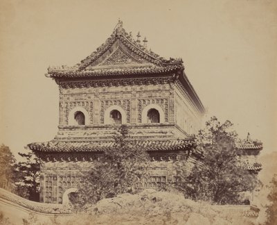 El Gran Palacio Imperial de Porcelana Yuen Min Yuen, Pekín, 18 de octubre de 1860 de Felice Beato