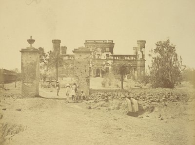 El Khurshid Munzil o Casa del 32º Regimiento de Felice Beato