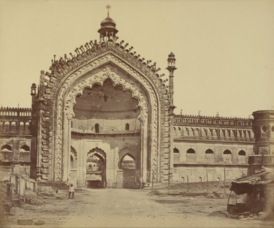 La Puerta Rumi Durwaza, o Puerta de Constantinopla de Felice Beato