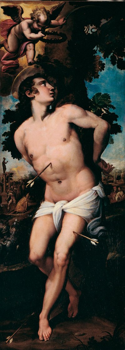 El martirio de San Sebastián de Felice Brusasorci