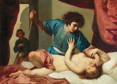Tarquino y Lucrecia, 1630s de Felice Ficherelli