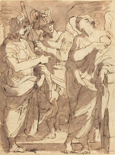 Alegoría de la justicia de Felice Giani
