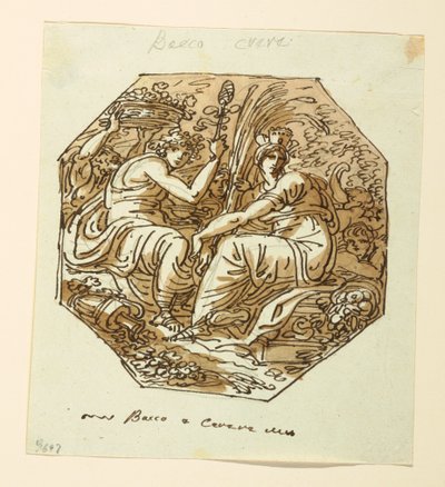 Baco y Ceres de Felice Giani