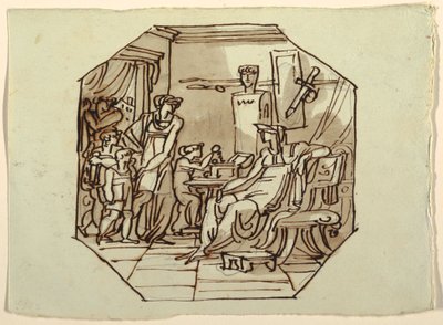 Cornelia, Madre de los Gracos, Palazzo Cavina, Faenza de Felice Giani