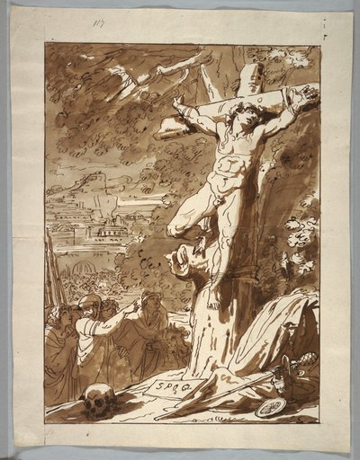 Crucifixión de Felice Giani