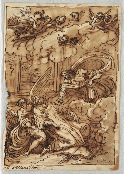 Éxtasis de Santa Teresa después del círculo de Francesco Albani de Felice Giani