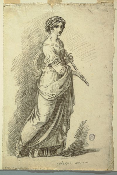 Euterpe, Musa de la Poesía Lírica de Felice Giani