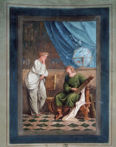 Astrónomo alemán Johannes Kepler (fresco) de Felice Giani