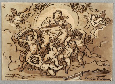 La Anunciación de la Virgen, Después de Guido Reni de Felice Giani