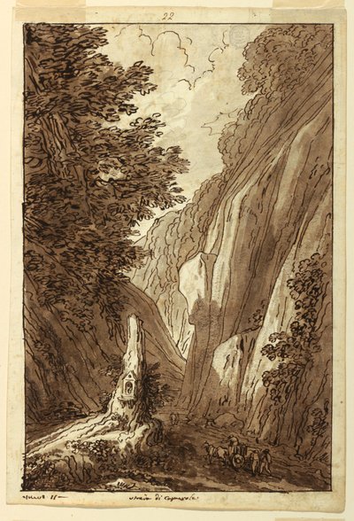 El camino a Caprarola de Felice Giani