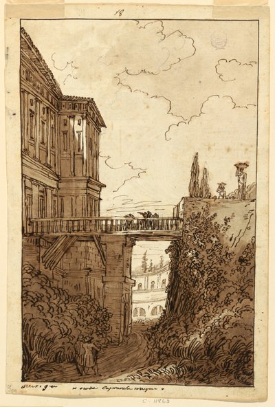 Villa Farnese: en el foso de Caprarola de Felice Giani
