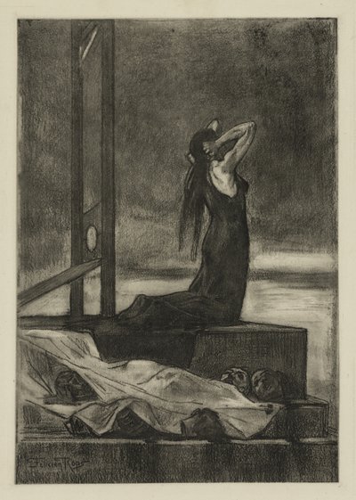 Pena capital: El dolor de la muerte (Todesstrafe: La peine de mort) de Félicien Rops