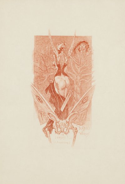 Diaboli Virtus in Lombis de Félicien Rops