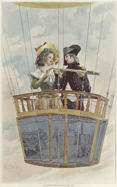 Galantería aeronáutica de Felicien baron de Myrbach Rheinfeld