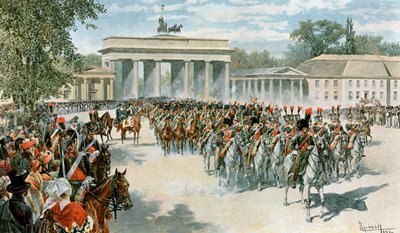 Entrada del ejército francés en Berlín de Felicien baron de Myrbach Rheinfeld