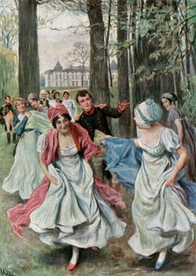 En el parque de Malmaison durante el Consulado de Felicien baron de Myrbach Rheinfeld