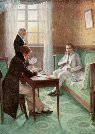 Napoleón en Santa Elena de Felicien baron de Myrbach Rheinfeld
