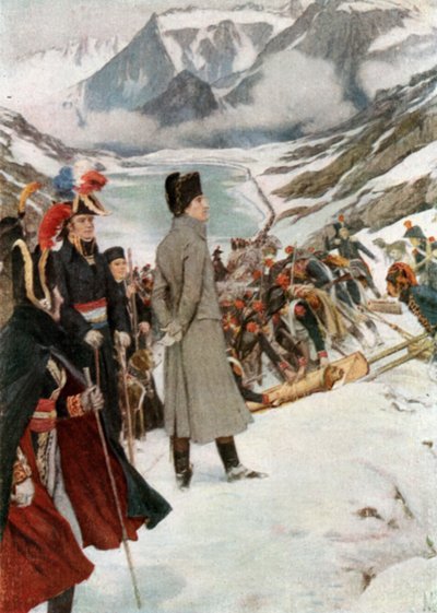 El Paso de San Bernardo de Felicien baron de Myrbach Rheinfeld