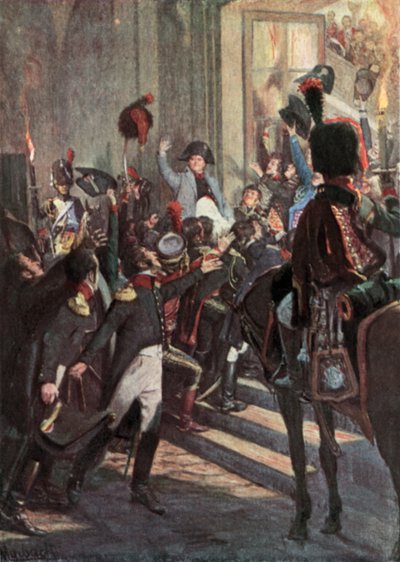 El regreso de Elba de Felicien baron de Myrbach Rheinfeld
