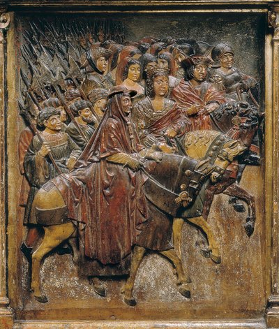 Reyes Católicos después de la conquista de Granada de Felipe Bigarny or Vigarny