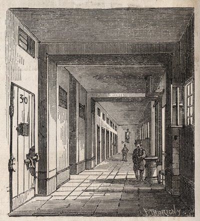 París - Prisión de la Petite Roquette (prisión para mujeres y adolescentes) de Felix (after) Thorigny