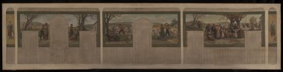Boceto para la sala de matrimonios del ayuntamiento del distrito 15: Fidelity. L