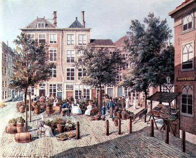 El pequeño mercado de vegetales en Haag de Felix Bartholdy Mendelssohn