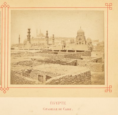 Ciudadela de El Cairo de Félix Bonfils