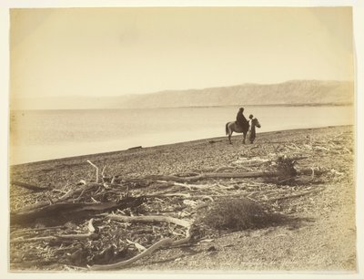 Mar Muerto y montañas de Judea, Palestina de Félix Bonfils