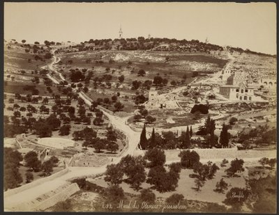 Monte de los Olivos, Jerusalén de Félix Bonfils
