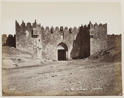 Puerta de las Perlas de Jerusalén n.º 287 de Félix Bonfils