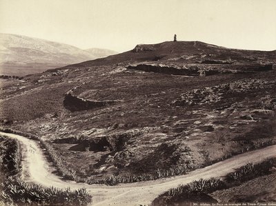 El Monte Pnyx o la Montaña de los Treinta Tiranos, Atenas de Félix Bonfils