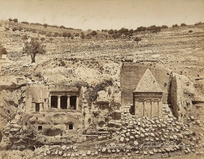 Tumba de San Jerónimo en Palestina de Félix Bonfils