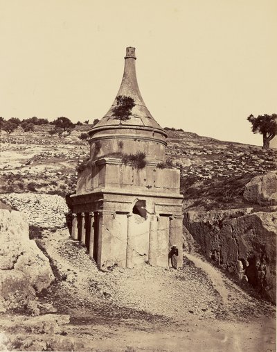 Tumba de Absalón - Jerusalén de Félix Bonfils