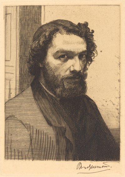 Alphonse Legros de Felix Bracquemond