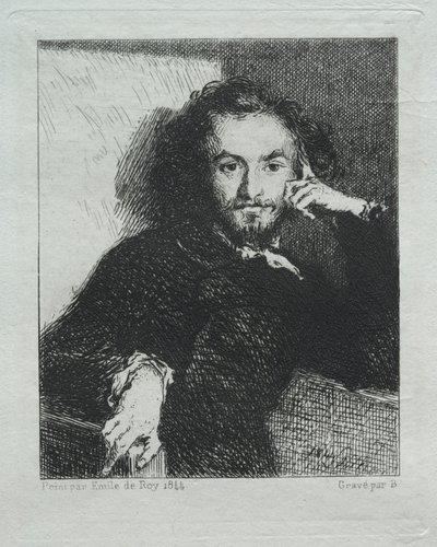 Baudelaire, después de Emil de Roy de Felix Bracquemond