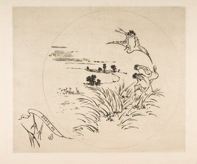 Decoración para un plato: Un estanque, 1870 de Felix Bracquemond