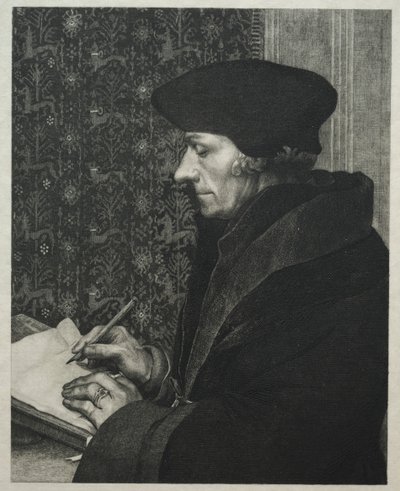 Erasmo, después de Holbein de Felix Bracquemond