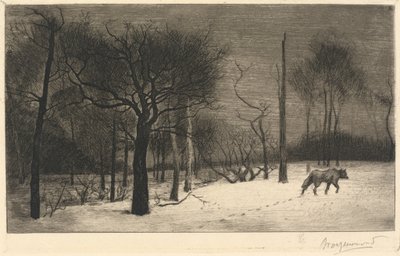 Invierno de Felix Bracquemond