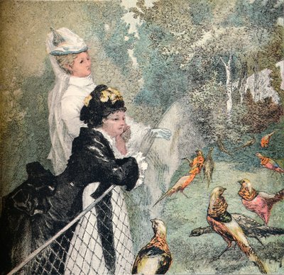El Jardín de Aclimatación, c. 1895 de Felix Bracquemond