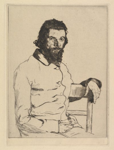 Retrato de Charles Meryon de Felix Bracquemond