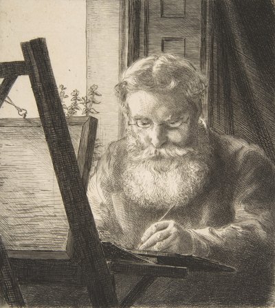 Retrato de Edwin Edwards de Felix Bracquemond