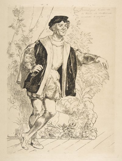 Retrato de Fernand de Felix Bracquemond