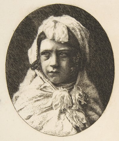 Retrato de Henri Houssaye, como niño de Felix Bracquemond