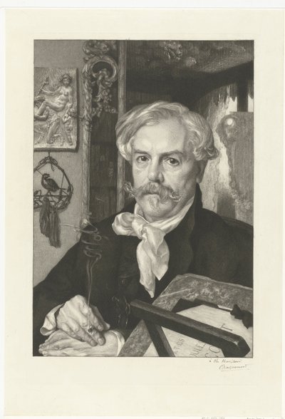 Retrato del escritor Edmond de Goncourt
Retrato de Edmond de Goncourt de Felix Bracquemond